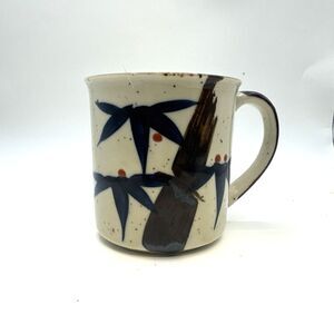VTG 1970s Otagiri Japan Coffee Mug Hand Painted Floral Design